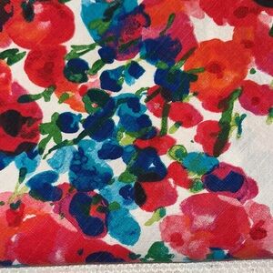 Vibrant Floral Patterned Fabric